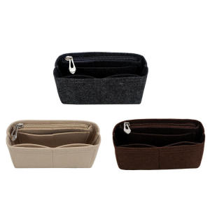 Trendy Felt Insert Bag Organizer Makeup Organizers Liner Perfect for Brand Womens Handbags Cosmetic Bags Bag Accesories
