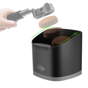 Hộp Đựng Bã Cà Phê IKAPE V2 Espresso Chống Trượt Thiết Kế Nghiêng Dụng Cụ Pha Chế Cà Phê Cho Barista Giúp Thao Tác Dễ Dàng Hơn Màu Đen Chất Liệu ABS