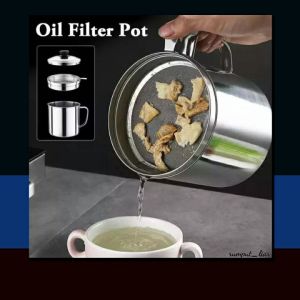 Oil pot saringan minyak stainless murah