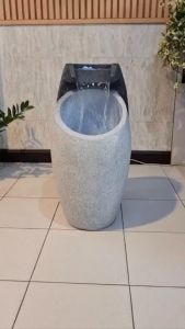 น้ำล้นน้ำพุตั้งพื้น รุ่นคู่มงคล2282 เสริมฮวงจุ้ยแต่งบ้านจัดสวน สำเร็จรูป น้ำพุหน้าบ้านแต่งสวนสวย