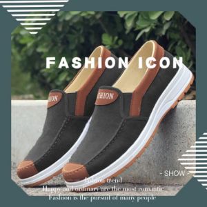 DMshoes รองเท้าลำลอง รองเท้าหนังนิ่ม ระบายอากาศด้วยสีสันคาดสลับ 2สีให้เลือก ใครชอบสไตส์ไหนแบบ 👍🏻