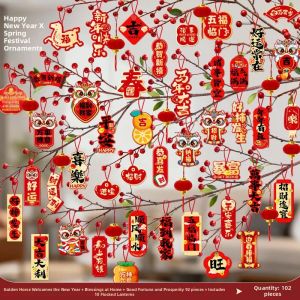 Spring Festival Decorative Plant 2026 New Year Hanging Ornament