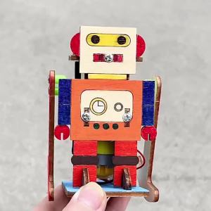 Bộ Mô Hình Robot Đi Bộ Bằng Gỗ Tự Làm Dành Cho Trẻ Em - Đồ Chơi Lắp Ráp STEM Giáo Dục Cho Thí Nghiệm Khoa Học Và Học Tập Giải Đố