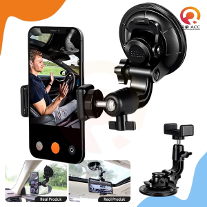 [RO ACC] NANVAN NVN-CH23 CAR PHONE HOLDER HP SUCTION UNTUK RECORDING/STREAMING/NAVIGASI DI KACA MOBIL