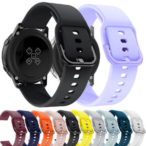 20mm 22mm Silicone Band For Samsung Galaxy Watch 3 41mm 45mm Active 2 Gear 3 Bracelet Galaxy Watch 5/4 40 44mm Watch 5 Pro 45mm