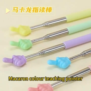 [SG Stock] Retractable Pointer | Stainless Steel Telescopic | Multicolor Teaching Stick | Office Presentation Guide