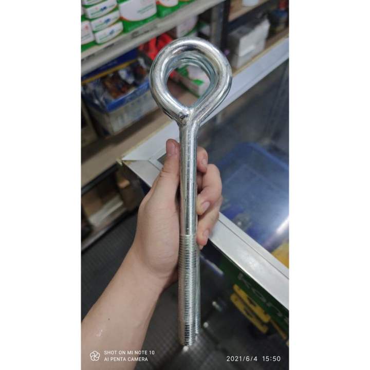 Eye Bolt With Nut 5/8 INCH, 4/6/8 INCH Length Lazada PH