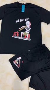 Bộ quần áo Bigsize Nhà bao việc đến 118kg Đồ bộ nam béo chất thun lạnh cực đẹp kiểu Hàn Quốc