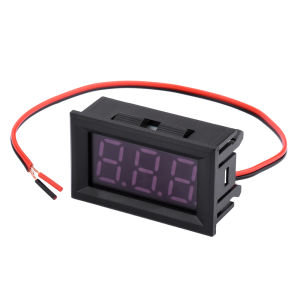 DC 5-120V Mini Digital DC Voltage Panel Meter Voltmeter 0.56 inch two wire three digit display