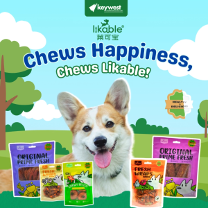 Likable - Original Prime Dog Snacks Fresh Duck Breast Fillets 120g