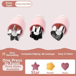 gumahus | Star and Carrot Shape Stainless Steel Fruit and Vegetable Cutting Mold