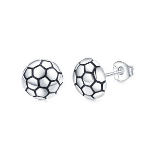 Fashion Sports Stud Earrings Basketball Football Soccer Volleyball Tennis Baseball Earrings for Women Men Gifts