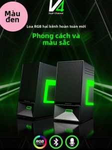 Loa Di Động Bluetooth Newman V4 Đèn Nền Tảng Máy Tính Để Bàn Cho Văn Phòng Và Gia Đình Chất Lượng Cao Có Micrô Một Thể Loa Trầm 310