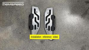 SEMSPEED Motorcycle CNC Footpegs Footboard Footrest Foot Pegs Matting For Honda Stylo 160 Stylo160