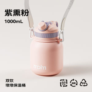 Cốc Nước Giữ Nhiệt Bằng Thép Không Gỉ 316 Dung Tích Lớn Có Ống Hút MDIM Macaron Nordic Style Cốc Nước Đa Năng Cho Nam Và Nữ