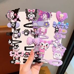Jepit Rambut Kuromi Set isi 14 Jepitan Aksesoris Fashion Kado Hadiah Anak Hairclip Lucu