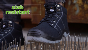 Safety Shoes Desert  High Cut Anti-Smash&Puncture Shoes Work Boot Footwear Steel Toe Oil Resist Safety Boot