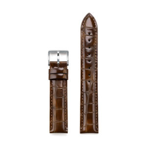 AOOW | Genuine Leather Watch Strap 18/19/20/21/22mm Men Women Glossy Cowhide Band Universal Wrist Bracelet for Tissot for Cartier