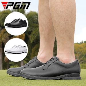 PGM Men Golf Shoes Waterproof Casual Male Golf Sneakers British Style Lace Up Sports Footwear 39-45