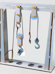 Fixed Pulley Moving Pulley Block Material Package Junior and Senior High School Physics Experiment Youth Kids Research Science and Education Gift