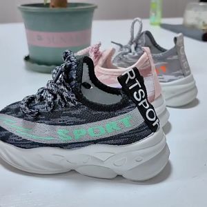 New Childrens Sports Shoes Boys Coconut Shoe Fly Woven Breathable Girls Casual Shoe Soft Soled Baby SAhoes
