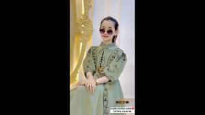 Gamis Lebaran Anak Viral Dinda Kids Ceruty Babydoll Full Puring Aplikasi Bordir Ukuran L XL