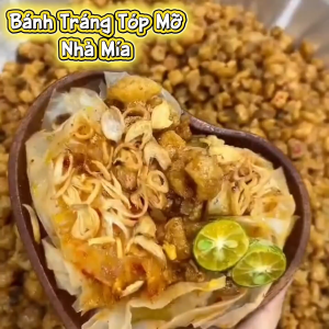 Bánh Tráng Phơi Sương Bơ Tóp Mỡ Mẹ Mía Muối Nhuyễn Đặc Sản Tây Ninh