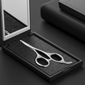 IMLUCKY | Mens Safety Stainless Steel Curved Tip Nose Hair Scissors
