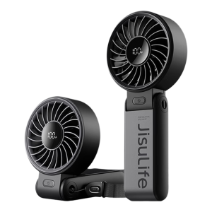 JISULIFE | Handheld Foldable Portable Neck Hanging Fan