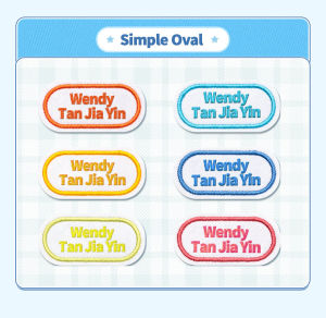 Wephoto nhãn dán tên không thấm nước Nhãn dán tên trẻ em thêu tên sewable bé không thấm nước nhãn dán tên Thanh