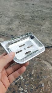 Giá Đựng Xà Bông Inox Gắn Tường Tặng Kèm Ốc Vít