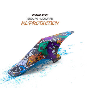 Enlee Mountain Bike Mudguard Full Set Front And Rear Fork Rain Protection Downhill Speed Single Wheel Removal Bicycle Accessories