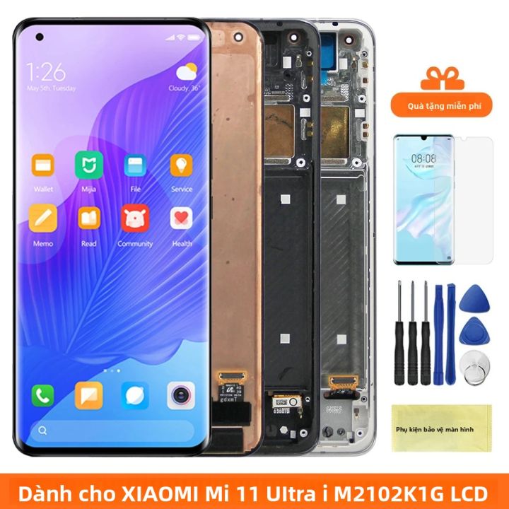 Màn Hình LCD TFT Thay Thế Cho Xiaomi Mi 11 Ultra M2102K1G M2102K1C Bộ ...