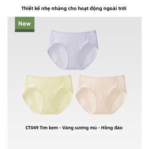 Beneunder | Quần Lót Nữ Chống Vi khuẩn Chống Ma Sát Thoáng Khí Không Đường May Cao Trung Bình