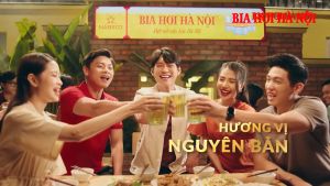 Thùng 24 lon Bia Hơi Hà Nội - HABECO (500ml/lon) - Phiên bản Tết 2026