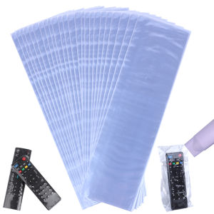20PC PVC Clear Heat Shrink Protective Film for TV Air Condition Remote Control Dustproof Cover Waterproof Protective Case 8X25CM