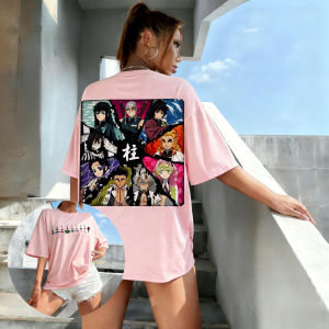 Bandai | Anime T Shirt Men Women Demon Slayer Hashira Cotton Short Sleeve Oversized Streetwear 2026 Summer Casual Tops Manga Graphic Tee