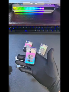 Arc Flameless Lighter Kitchen Picnic Barbecue Smoking Universal Arc Lighter Transparent Shell Visible Power Arc Lighter