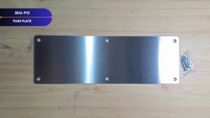 Stainless Steel Door Entrance Push Plate (4x12 inches)