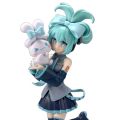 20CM อะนิเมะ Hatsune Miku X Cinnamoroll รูปอะนิเมะสะสมรุ่นตกแต่งตกแต่งเด็ก Kawaii ของขวัญ. 