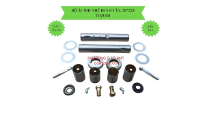 Bộ ắc phi dê (trục đứng) Pi 38 dài 228 bạc F41 (bộ SP gồm 2 trục căn bạc ốc chốt bạc đạn). Hàng SamTin mã SP EQ145