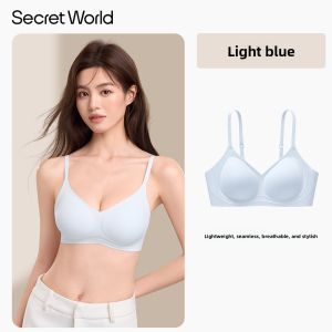 Secret World | Seamless Gather Comfortable Support Breathable Brassiere