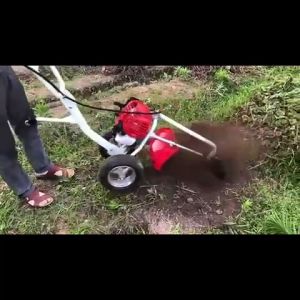 Mekitor hand push lawn mower brush cutter machine mesin potong rumput heavy duty 2 stroke grass cutter machine petrol 52cc