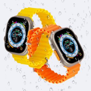 Ocean Strap for watch Ultra 2 Band 46mm 49mm 44mm 40mm 45mm 41mm 42mm 38mm Silicone Bracelet iWatch Series 10 9 SE 8 7 6 5 4 3