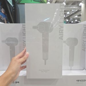 KOREA OA Airy Light Hair Dryer – Lightweight 495g BLDC Motor 110000RPM LCD Display Smart Care Alternating Mode Ionic Plasma Low Noise 80dB