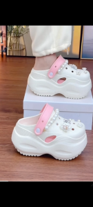 [ASFER] Sandal Wanita Wedges Sandal Baim Fuji Tinggi 10CM Premium Sendal Kodok Ringan Empuk EVA