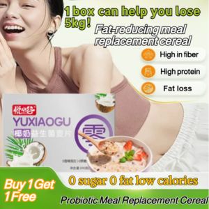 🔥【Weight loss 5 kg per box】🔥Biotic coconut milk oatmeal high-quality protein oatmeal oatmeal soft and waxy fat reduction full time delicious nutritious and delicious oatmeal ready-to-eat oatmeal high fiber delicate and smooth unique taste