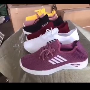 Samain Couples 3Stripes Sneakers Casual Korean Leisure Shoes (Standard Size)