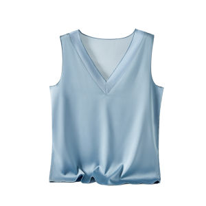 miiow | Cat Lady V-Neck Sleeveless Vest Womens Versatile Base Layer Matching Suit Prevent Exposure Top Outerwear Wide Shoulder