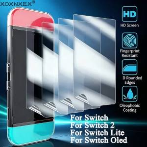 1/2/5/10Pcs Soft Film Screen Protector For Switch 2 OLED Lite PET Soft Anti-Scratch Protective Film For Switch Game Console